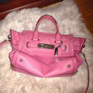 COACH Ladies Hot Pink Fuchsia Bag Pre owned